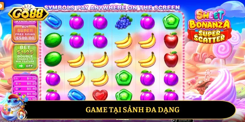 Game tại sảnh đa dạng