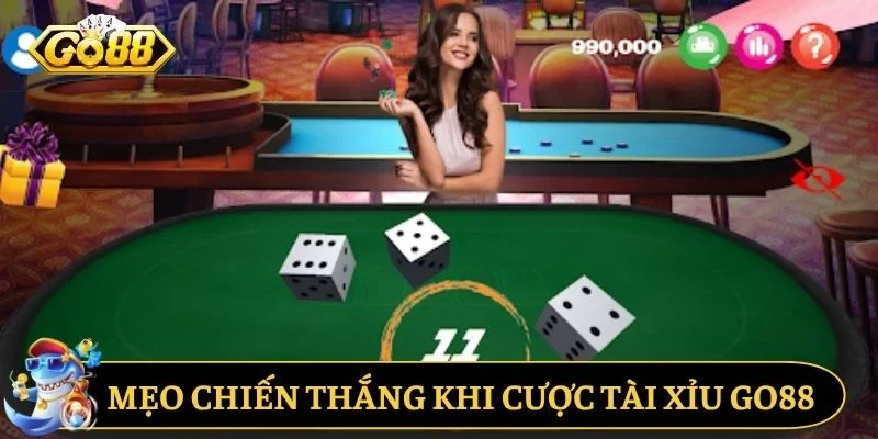Mẹo chiến thắng khi cược tài xỉu GO88 tại nhà