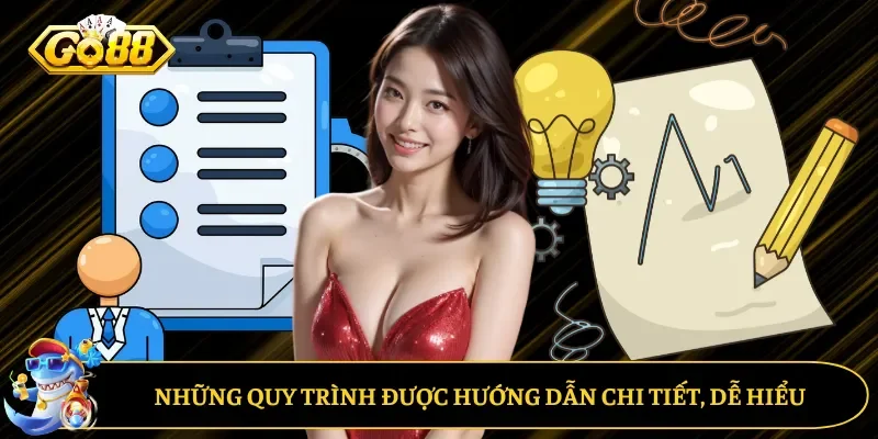 Những quy trình được hướng dẫn chi tiết, dễ hiểu
